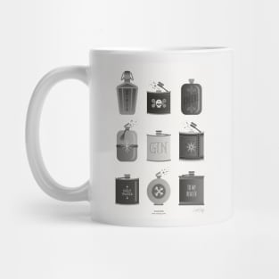 flasks black Mug